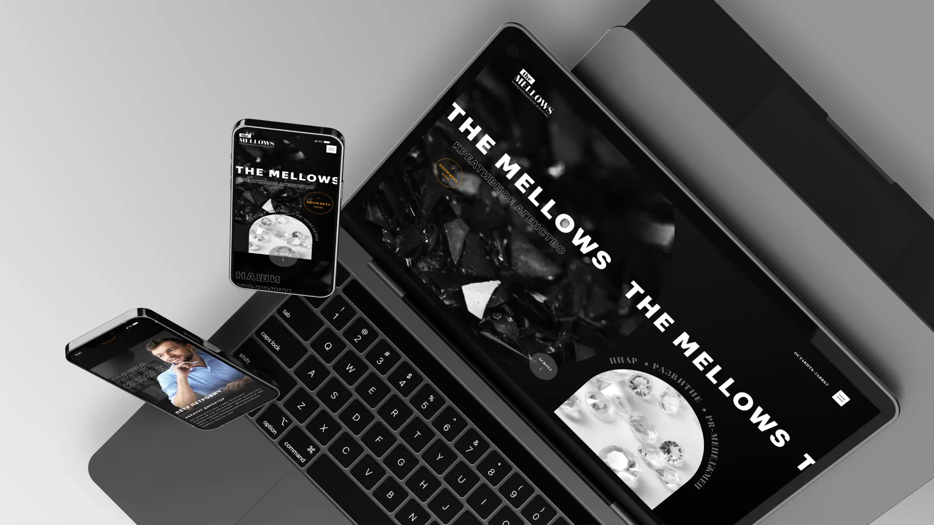 Разработка сайта креативного агентства «The Mellows» в Качканаре