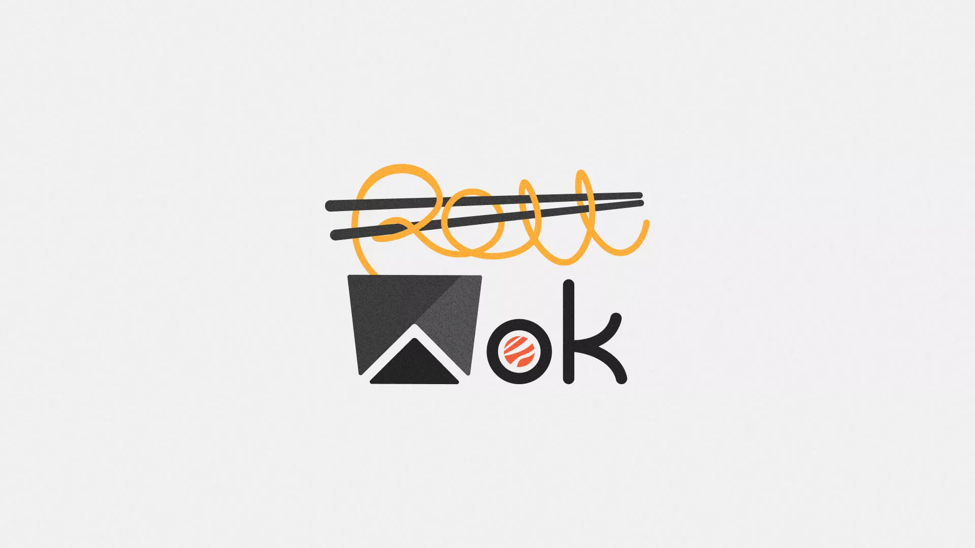 Разработка логотипа в Качканаре для суши-бара «Roll Wok Club» Разработка логотипа в Качканаре для суши-бара «Roll Wok Club»